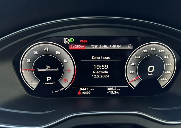 Audi Q5 cena 155000 przebieg: 94000, rok produkcji 2021 z Radziejów małe 562